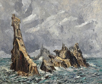 "Rocks in the Sea", 1930s