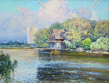 "A warm evening on the Dnieper", 1988