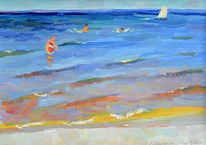 «На пляже», 1960