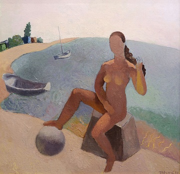 "Girl with a Ball", 1998