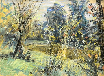 "Spring landscape", 1960s
