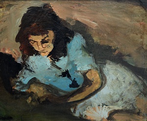 «Женщина в голубом», 1940-е