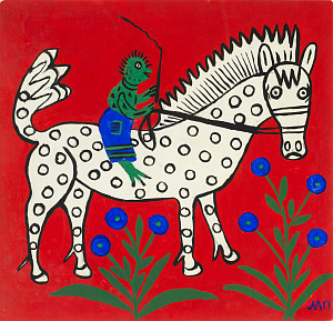«Обезьяна едет на охоту», 1987