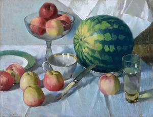 «Натюрморт с арбузом», 1985