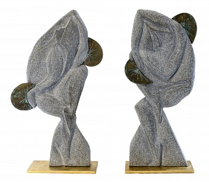 Диптих «Танец с веерами», 2019