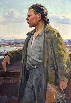 "Welder Portrait", 1950s
