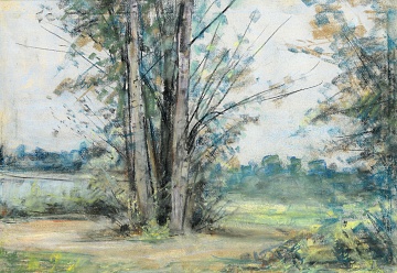 "Two birches and a bush", 1970s