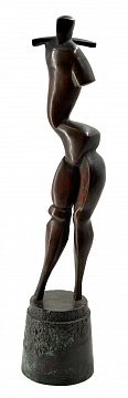 "Figure of a woman with a carrying pole", 2010-2011