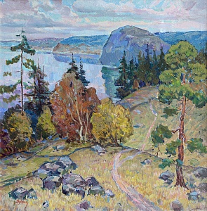 «Пейзаж с рекой», 1981