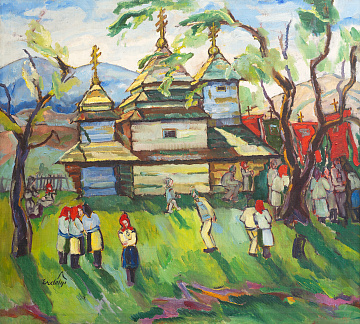 "Near the Church", 1930s