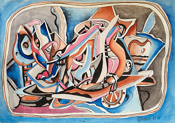 "Blue Composition", 1981