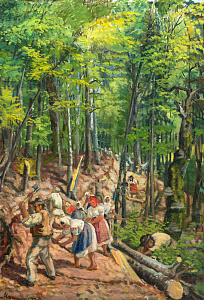 «Лесная дорога», 1954