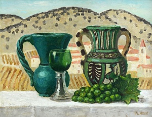 «Натюрморт с французской керамикой», 1997