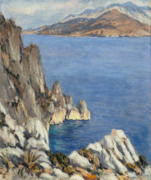 "Rocky Shore", 1940s