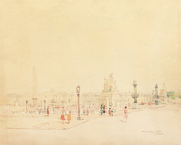 “Place de la Concorde. Paris”, 1958