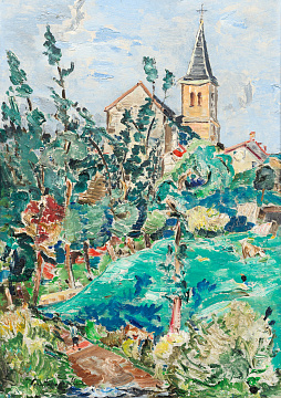 “Church of Peyrat”, 1940s