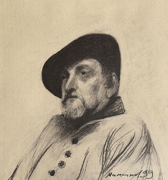 "Portrait of the Honored Artist of Ukraine A. Postoyuk", 1999