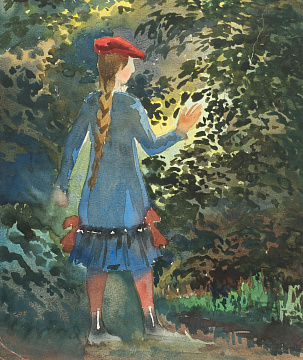 "Lyolya Frightened by a Snake", 1880s
